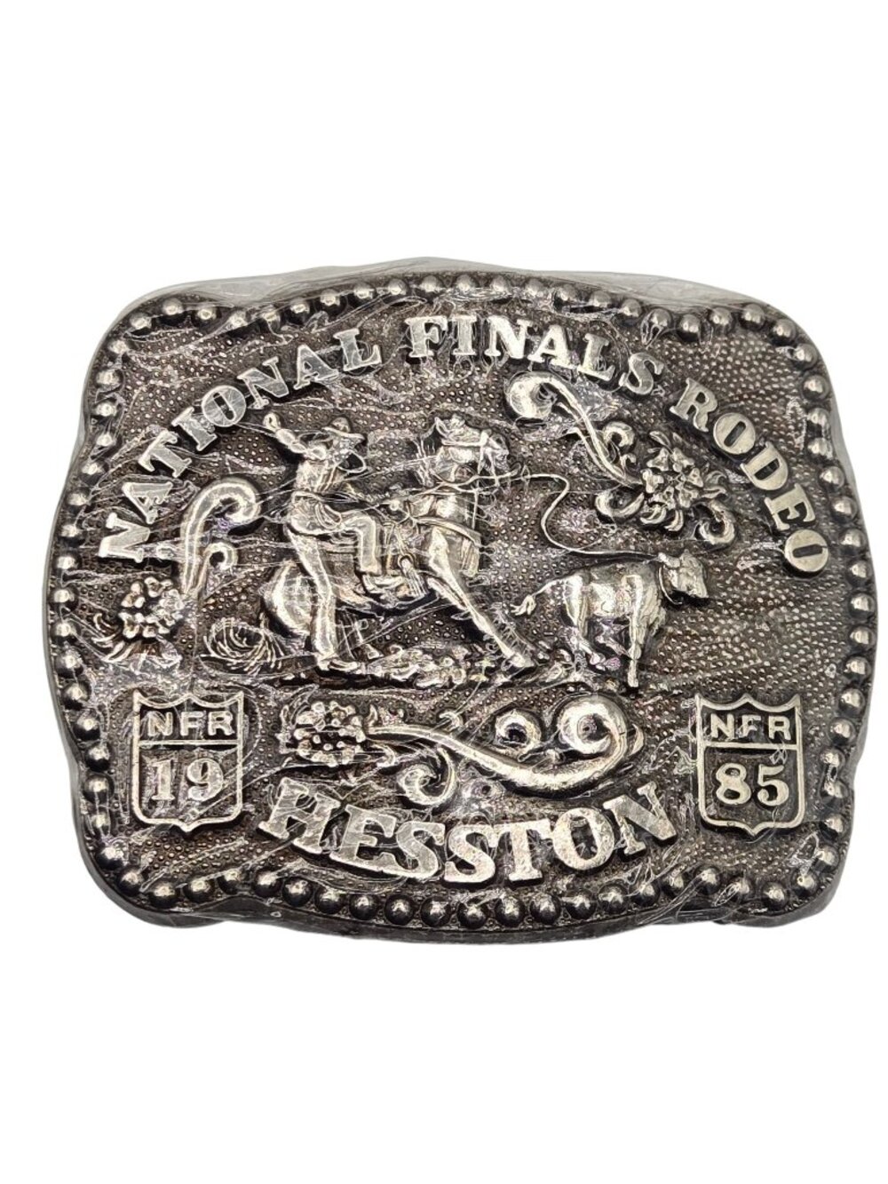 1985 Kids Rodeo Belt Buckle Small Calf Roping NFR National Finals Youth Size